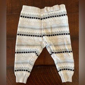 Janie and Jack sweater pants size 3-6 months